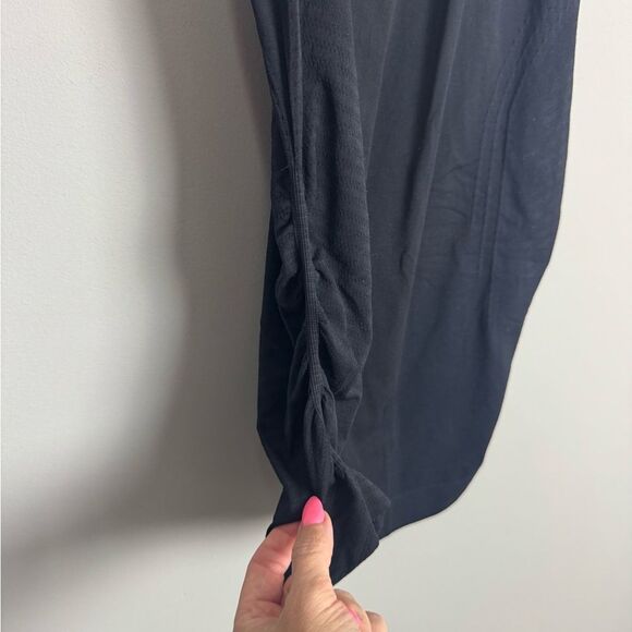 ATHLETA | Black Ruched Racerback Seamless Tank Top Women’s Size Small - Picture 6 of 9